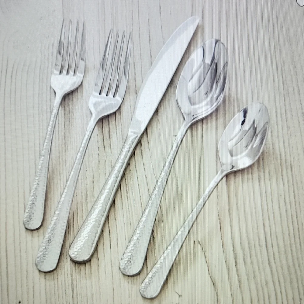 Elegant Silver Cutlery Set